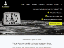 Tablet Screenshot of mrmeditate.com